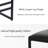 Counter Barstools Low Back Metal Island Stools (Set of 4)-647828277