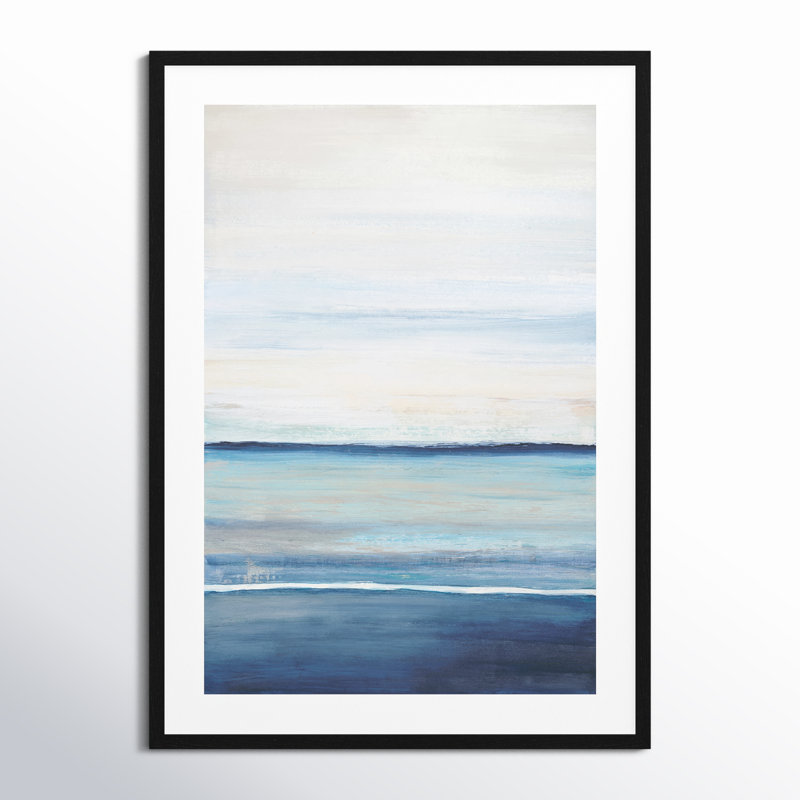 Distant Whispers by Filippo Ioco, 35.5" H x 25.5" W x 0.75" D, Black Wood Framed Paper