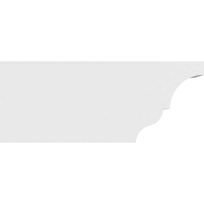 6"W x 8"H x 20"L Standard Asheboro Architectural Grade PVC Rafter Tail, 8"H x 6"W x 20"D