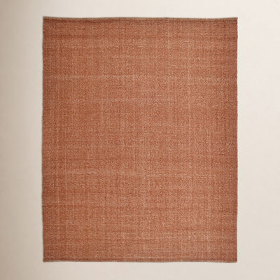 Fleurette Orange Hand-Woven Rug