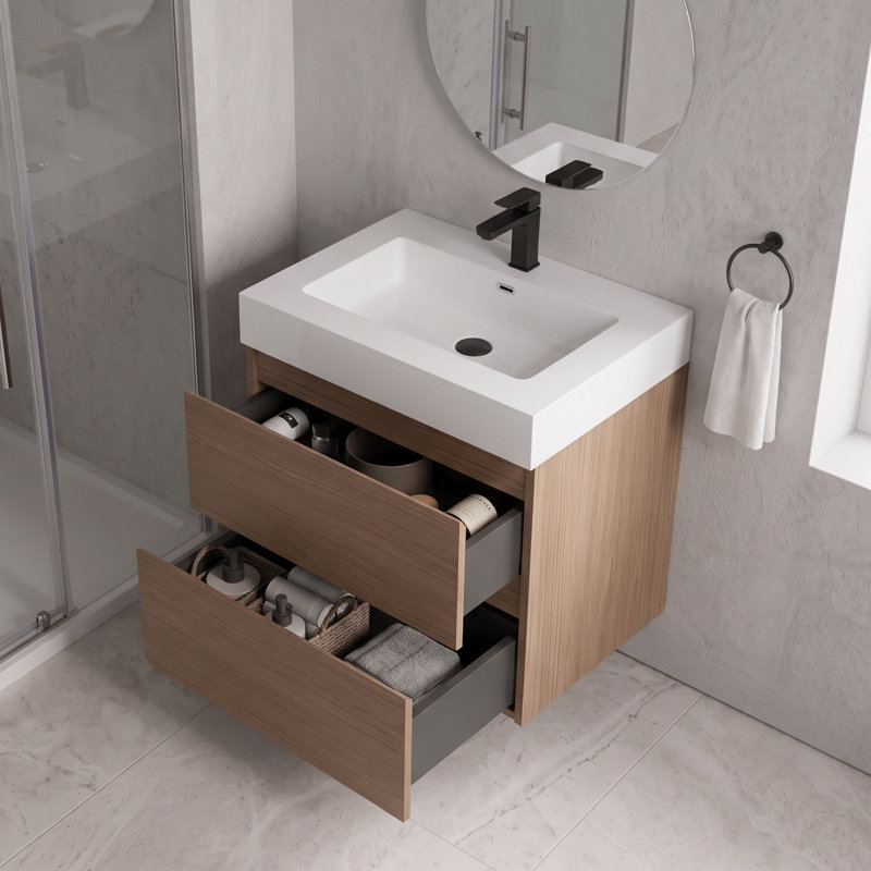 Bathroom Vanity with Top, 24"