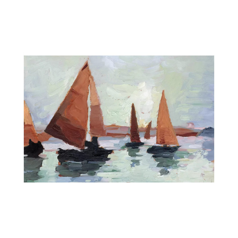 Sunset Harbor I by Ethan Harper - Wrapped Canvas Print, 66.04 cm H x 45.72 cm W x 1.91 cm D