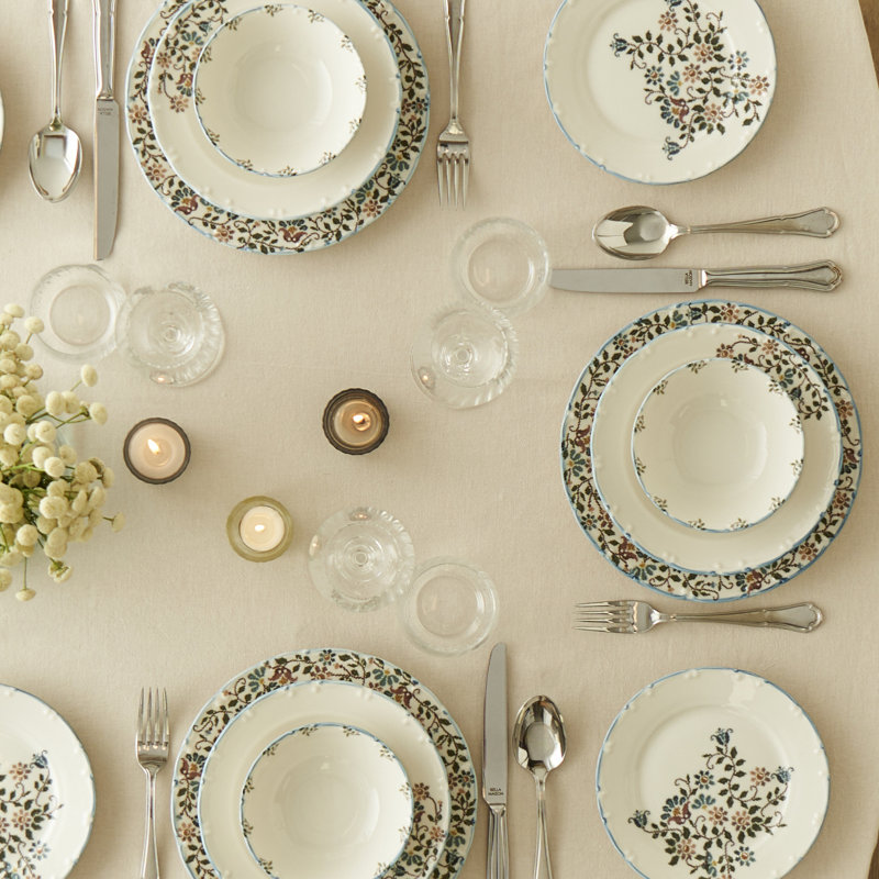 Bol à soupe rétro en porcelaine