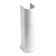 Devonshire® Ceramic 24" Pedestal Bathroom Sink with Overflow
