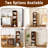 4 Wood Cube Storage, Cube Storage Bookshelf, Cubicle Shelf Bookcase For Living Room, Bedroom, Home Office, Vertical Or Horizontal-835745534