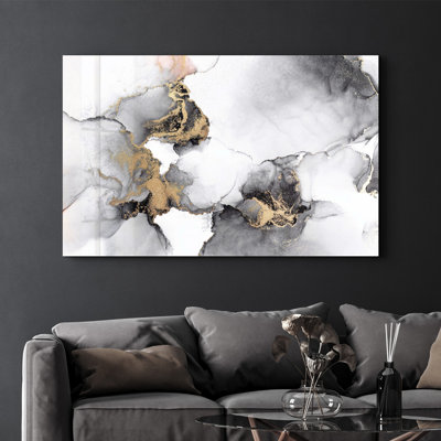 Peinture décorative en verre trempé
