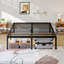 Full Bed Frame, 14 Inch Heavy Duty Metal Platform Bed Frame with 12.3 inch Under-Bed Storage, No Box Spring Needed, Noise-Free and Easy Assembly, Supports up to 770 lbs
