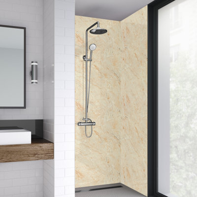 60mm 59mm W x 242mm H Decorative Wall Panel with Glass
