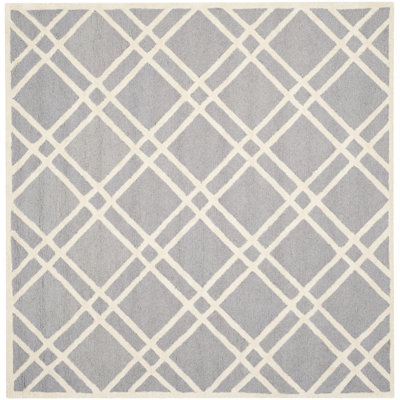 Deedgra Hand Tufted Wool Geometric Rug