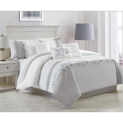 Ensemble d'édredon en microfibre 7 pièces Hesher