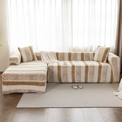 Winter Plush Sofa Slipcover - Thick Velvet Furniture Protector, Pet-Friendly Design,Fits 3+3 Seater Sectional Couch