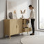 Armoire moderne à motif de vagues avec 3 tiroirs-1178956928