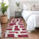 Premium Machine Washable Prisco Garnet Rug