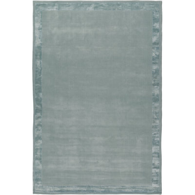 Farrow & Ball Lots Blue Silk Border Area Rug