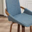 Swivel Upholstered Bar Stool-566036093-566036094