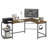 Violetrose L-Shaped Metal Base Computer Desk-16080590