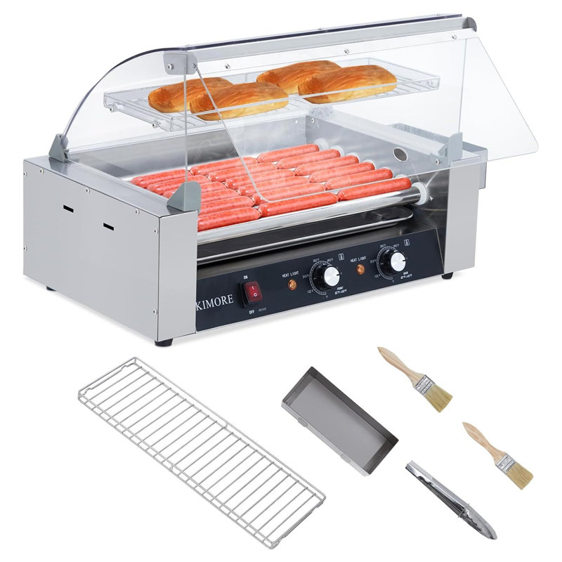 Hot Dog Roller, 18 Hot Dog Roller 7, avec couvercle