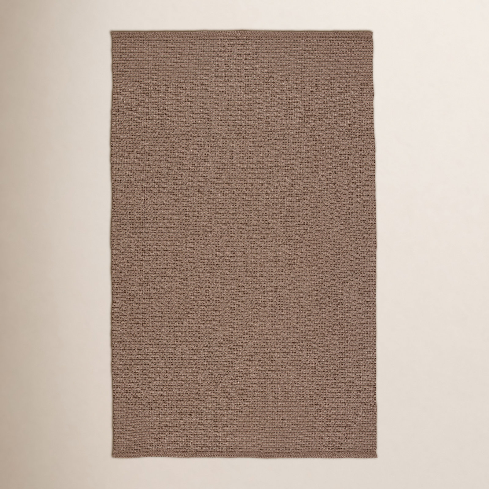 Indira Earth Brown Hand-Woven Outdoor Rug, Rectangle 4' x 6'