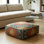 Placencia Square Upholstered Pouf Floor Ottoman