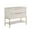 Riggs 2 - Drawer Iron Nightstand