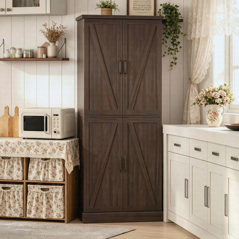 Organisateur de bureau personnel, armoire de rangement élégante, armoire de cuisine verticale, armoire de grande hauteur