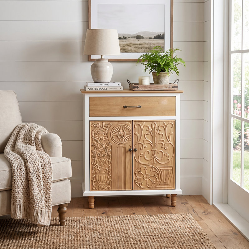 Armoire d'appoint avec tiroir Boho