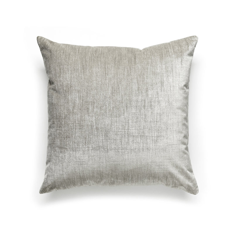 Supreme Reversible Throw Pillow, Oatmeal, 20"H x 20"W