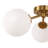 Mid Century 3 - Light Semi Flush Mount Ceiling Light