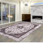 Tapis décoratif en laine de conception unique noué à la main gris foncé 7 pi 8 po x 10 pi 8 po Cathriona
