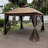 Outdoor 11X 11Ft Pop Up Gazebo Canopy With Removable Zipper Netting,2-Tier Soft Top Event Tent,Suitable For Patio Backyard Garden Camping Area-111086324
