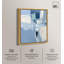 "White Frost I", reproduction d'art sur toile par Art Remedy, cadre doré, 36 x 45-811036213-811036202
