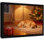Noir rétro encadré noir - Chiens gardant des cadeaux, art mural, impressions de style rétro-480915367