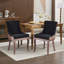 Chaise d'appoint en bois massif
