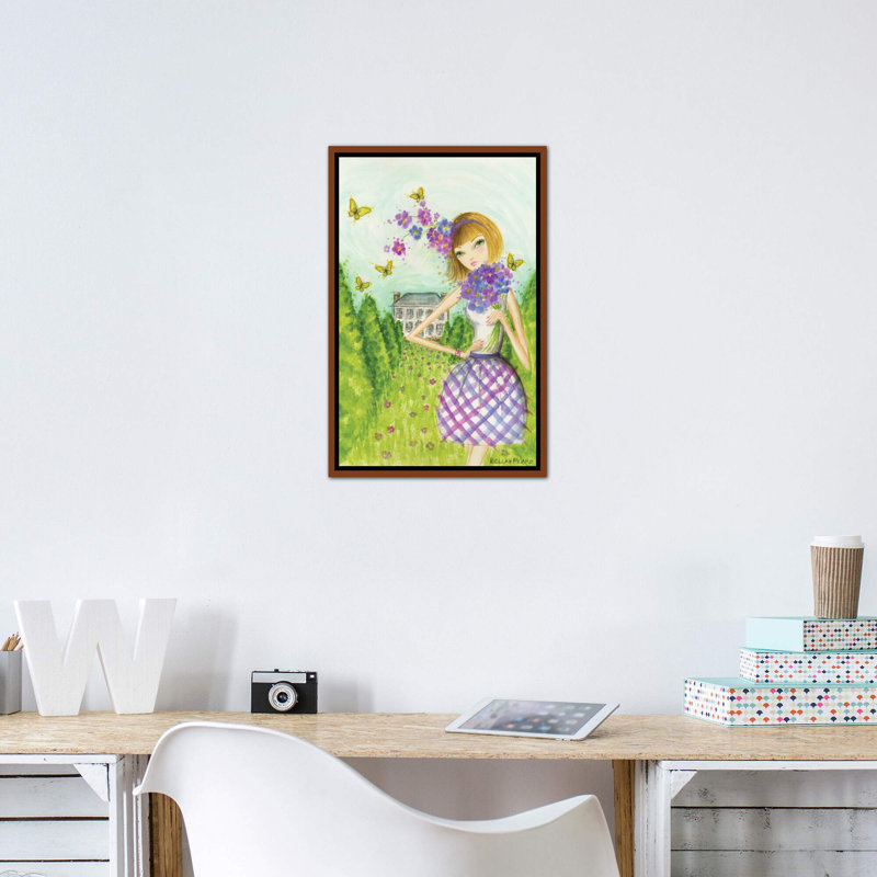 Printemps à Summerside # 2, art, Toile avec cadre en bois classique, H 26 po x l 18 po x P 1,5 po