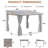 10 ft. W x 10 ft. D Aluminum Patio Gazebo, Wall-mounted Polycarbonate Hardtop Gazebo-110744119