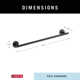 Trinsic 18" Wall Mounted Towel Bar