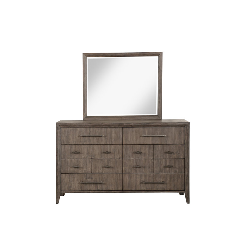 Iknoor Wood Dresser Mirror