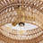 4 - Light 17.7"  Hand-Woven Rattan Drum Chandelier