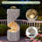 30" S-shaped Outdoor Water Fountain With Led Lights & Pump For Patio, Yard, Balcony Or Home Decor-1646790741