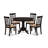 Maffra Solid Wood Top Pedestal Dining Set-242892461