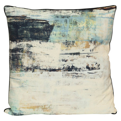 Coastal Horizon Abstract Pillow - Multicolor - 24" x 24"