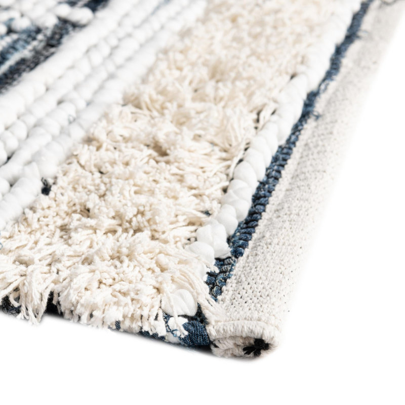 Ameleah Cotton Geometric Indoor Rug, Runner 2'2" x 6'1"