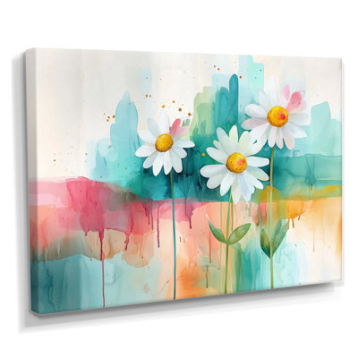 Minimalisme marguerites fleur dans le désert Blossom III - marguerites Art mural