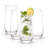 JoyJolt Gwen Highball Drinking Glasses, 18oz