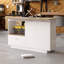 Table de bricolage avec plateau de table extensible, rangement ouvert et tiroir