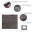 Meuble-lavabo simple 22,34 po avec plateau Kannan-1540823663