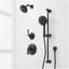 Provincetown Pressure Balance Shower System with Slide Bar and Hand Shower - Matte Black-221490364