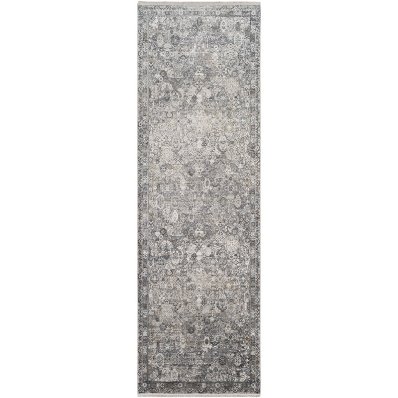 Tapis gris, Tapis de couloir 3 pi x 8 pi