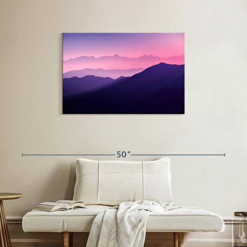 Gradient Mountain, 24" H x 36" W