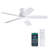 Flush Mount Ceiling Fan With Led Lights And Remote Control-574123697-574123722